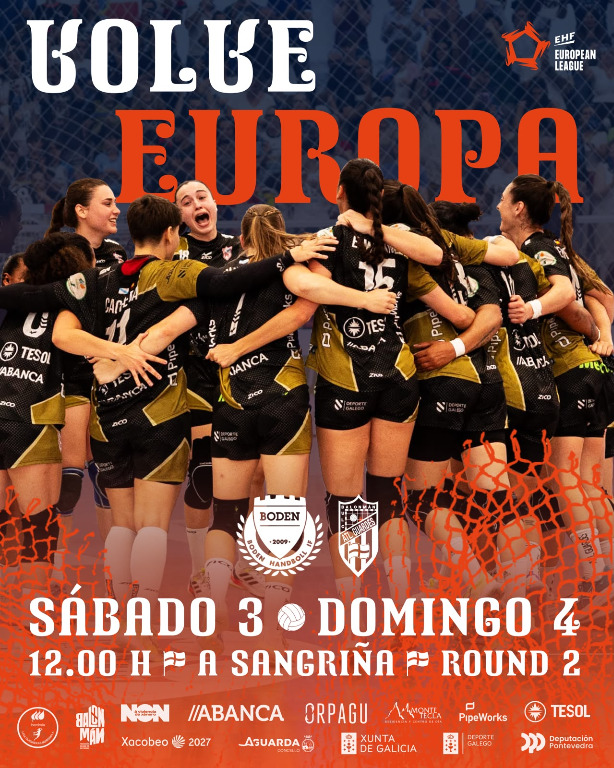 EUROPEAN LEAGUE ROUND 2 - BM. ATL. GUARDÉS vs  BODEN HANDBOLL IF