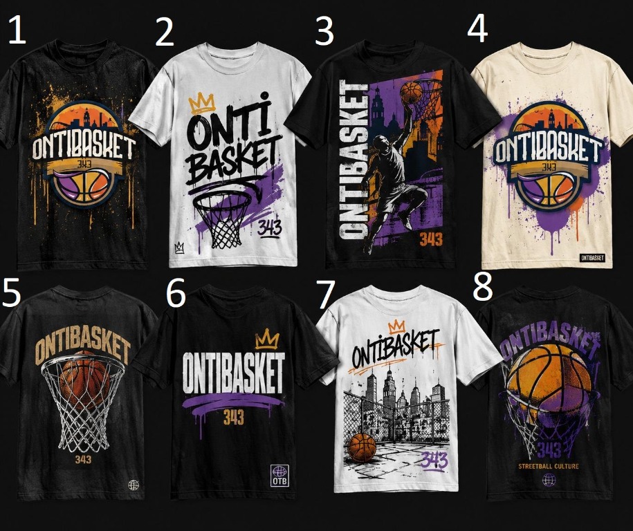 CAMISETA Ontibasket street