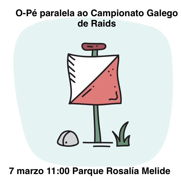 O-Pé paralela ao Campionato Galego de Raid en Melide