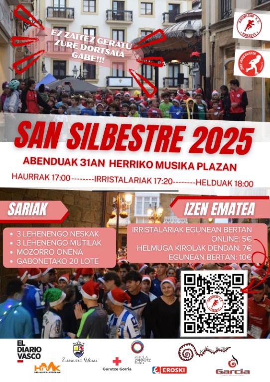 San Silvestre XXIII. Inskripzioa 2025