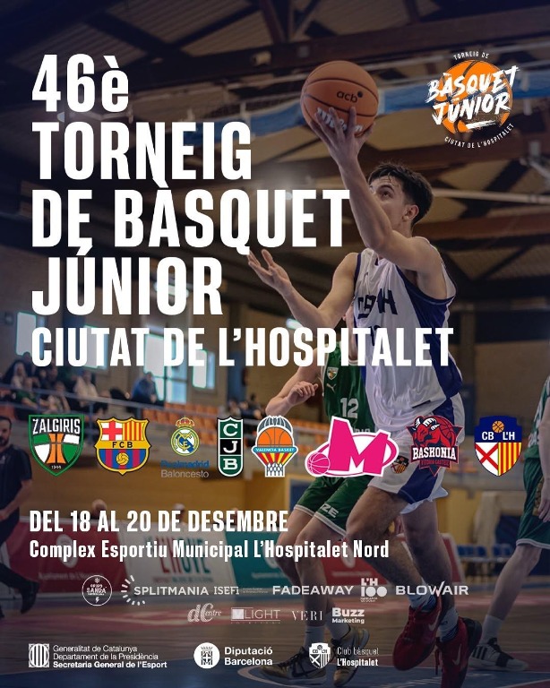 TORNEO JUNIOR CIUTAT DE L’HOSPITALET 2025 – 46ª EDICIÓN