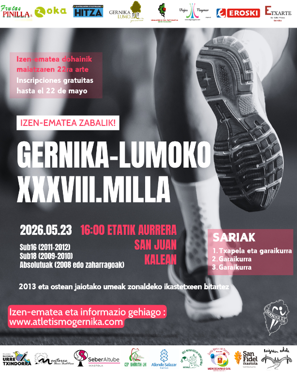 GERNIKA-LUMOKO MILLA 2026